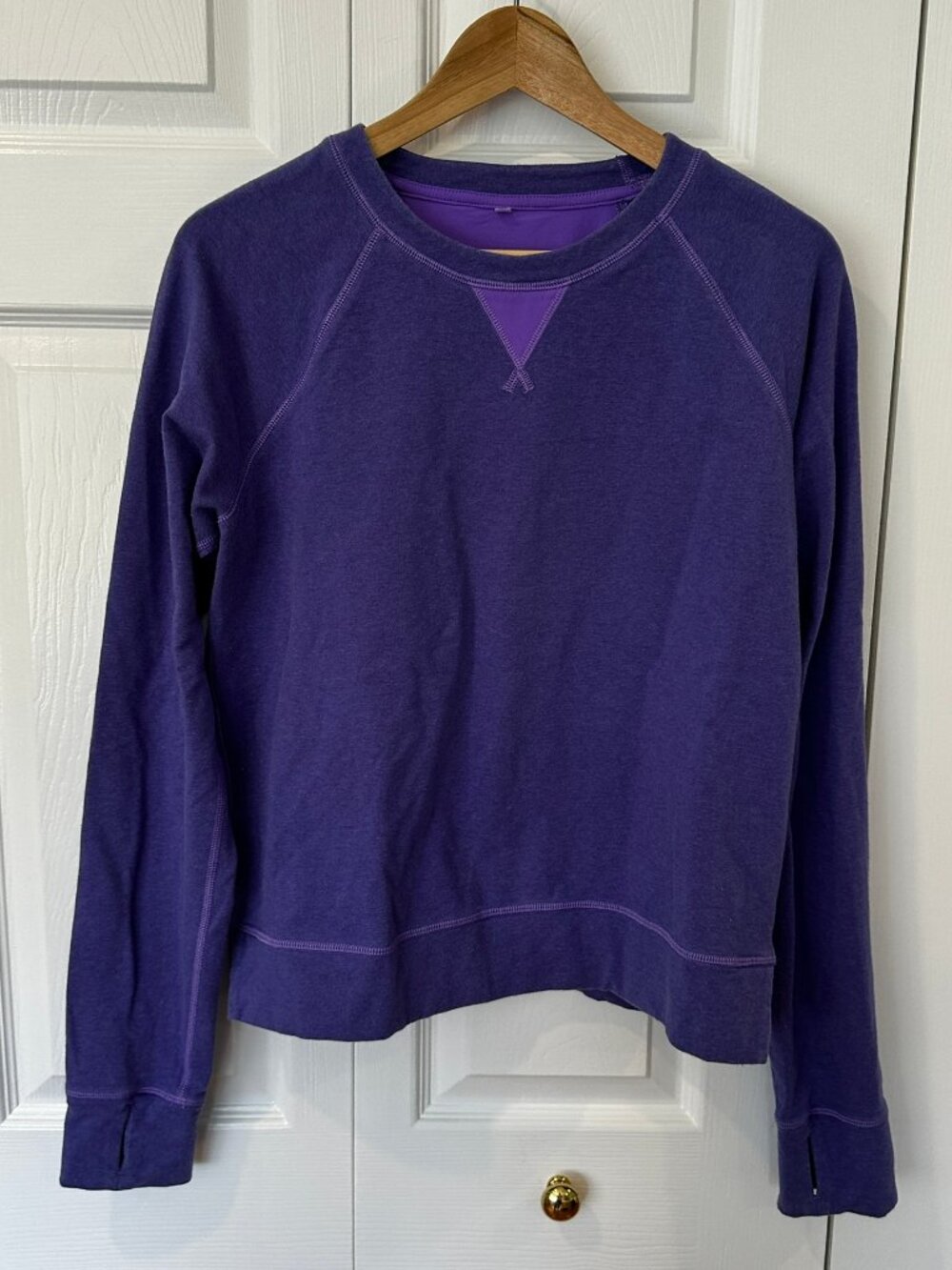 Lululemon Purple Crewneck Pullover Sweatshirt Size 10